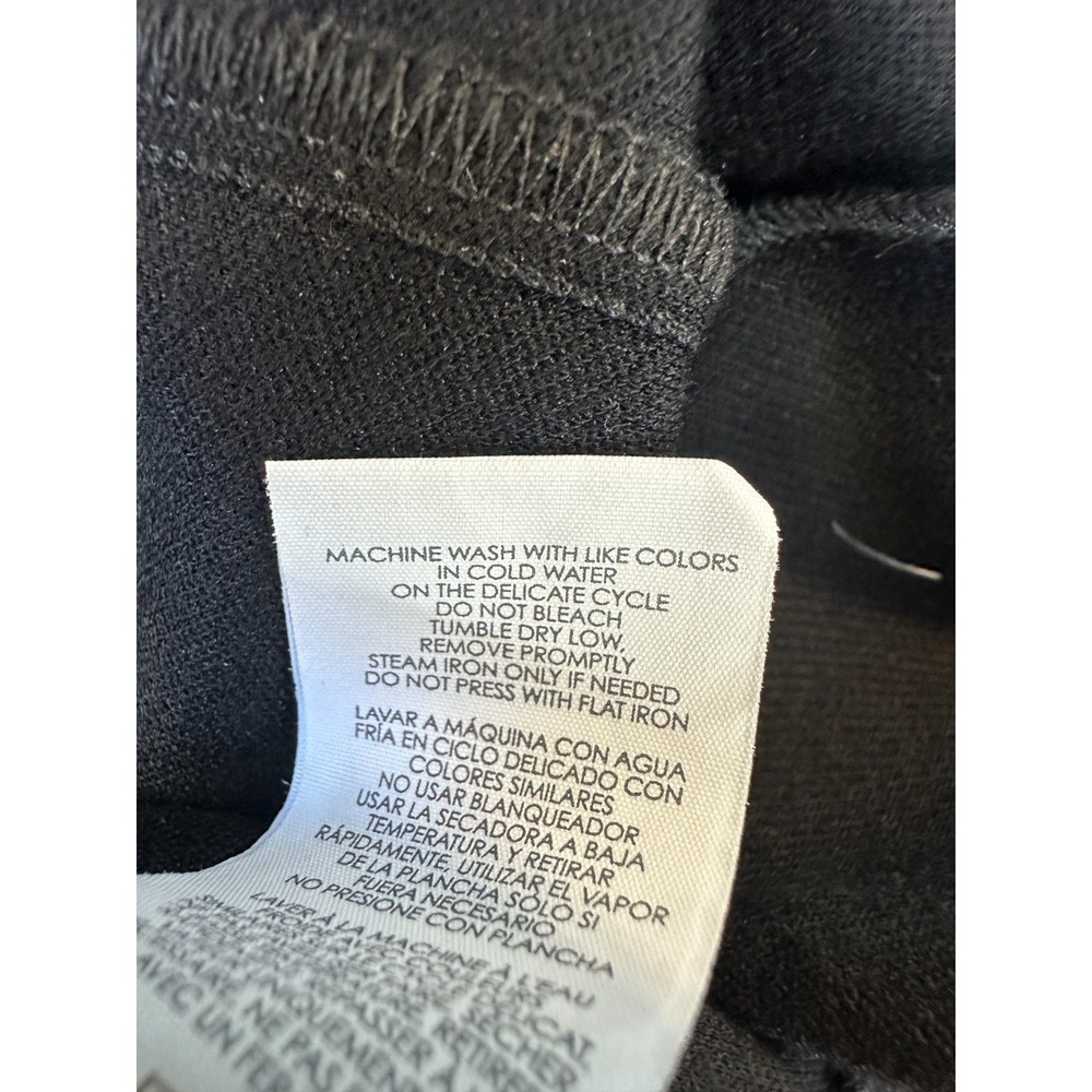 CAbi Convertible Jacket Style 3176 Black Gray Cropped Duster Size Small Button - Picture 8 of 11